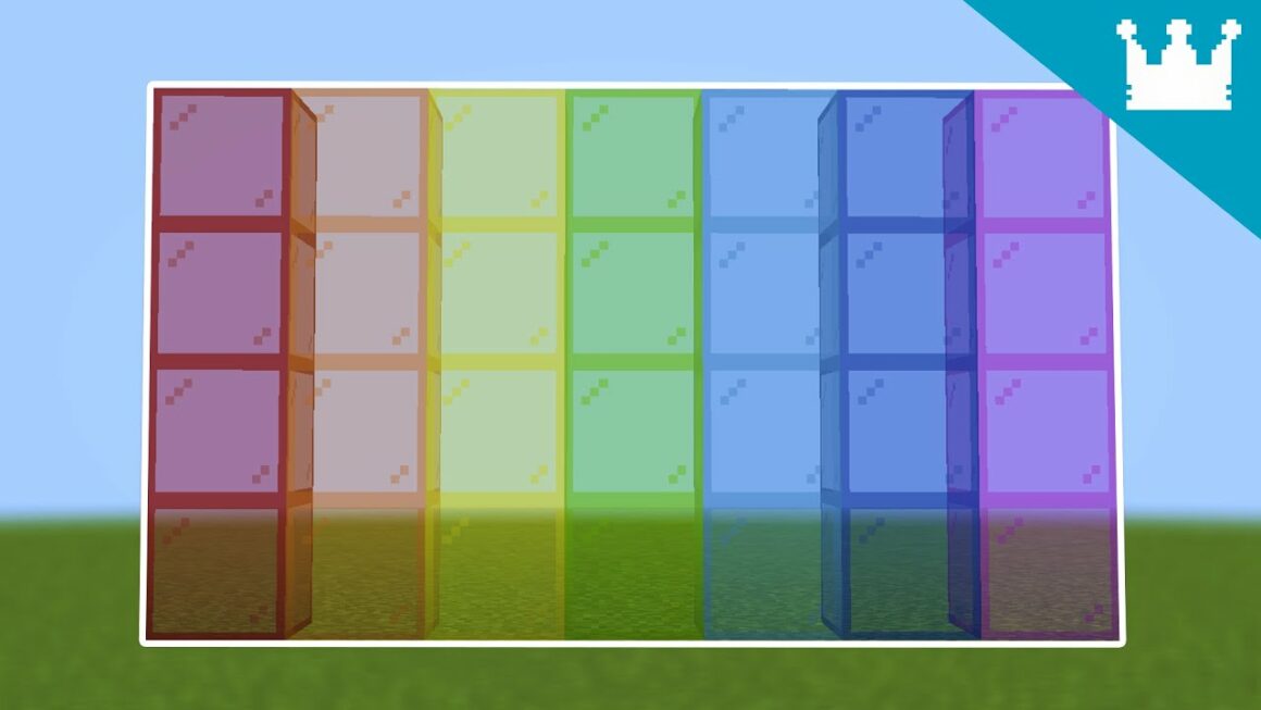 How To Create Stained Glass in Minecraft All 16 Colors! Sweet Discord