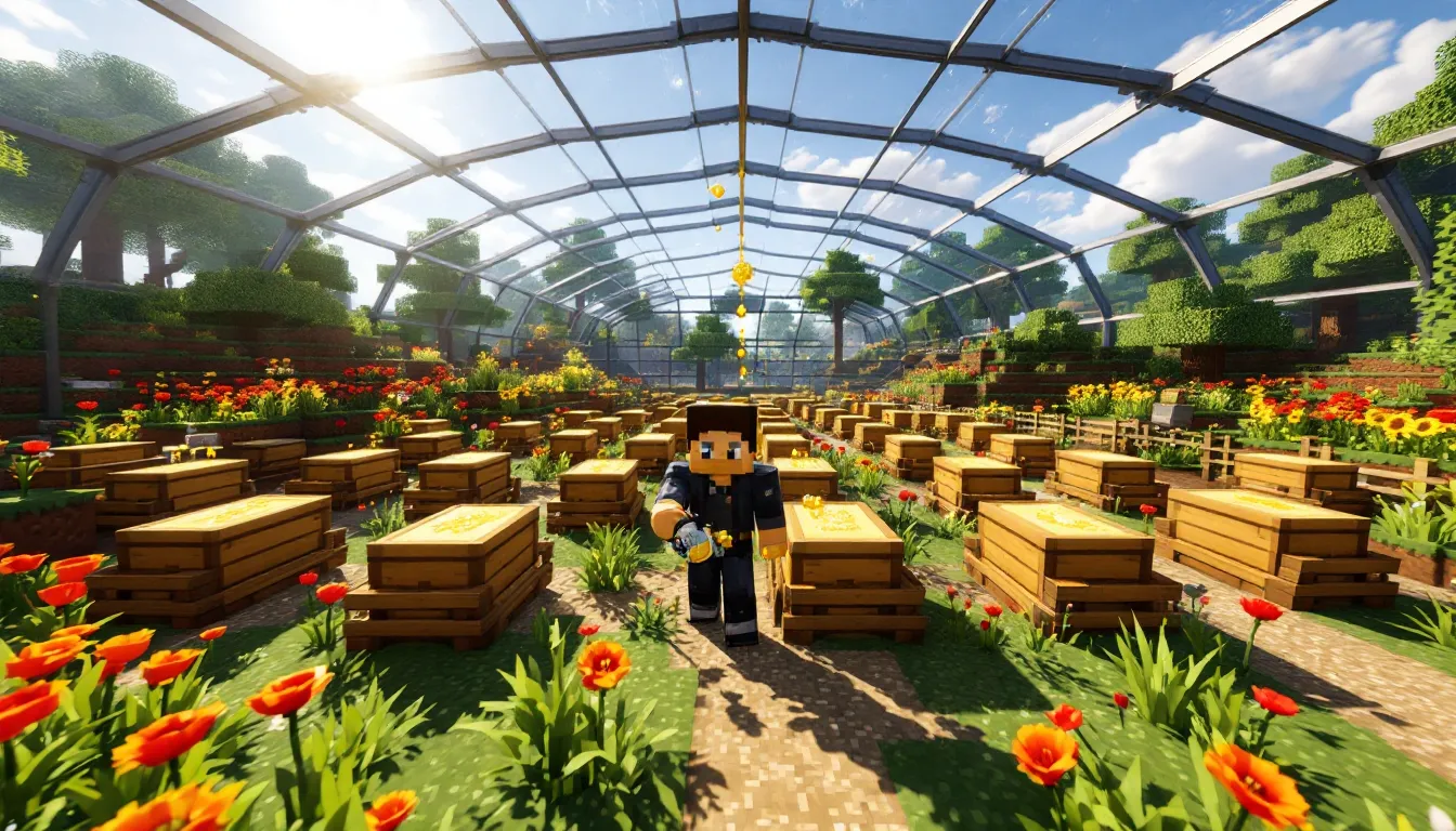 minecraft bee farm