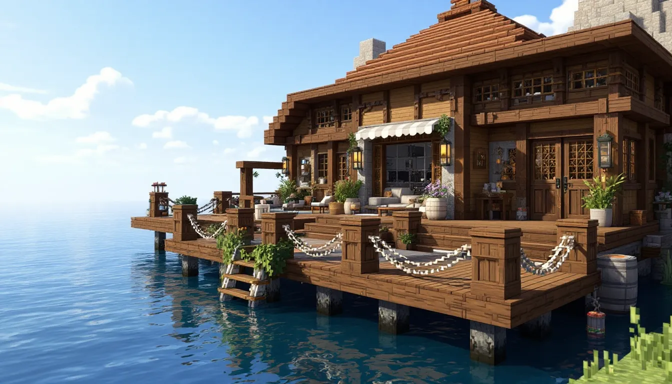 minecraft dock ideas